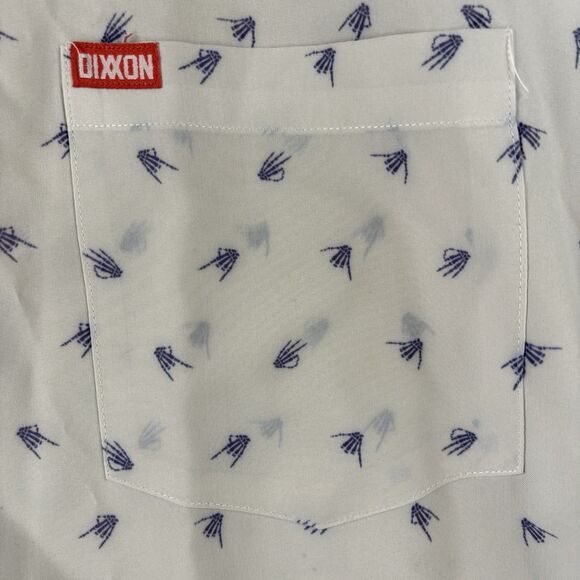 Dixxon Flannel Co Brolingual Men's XXL 2XL White Short Sleeve Button Up Shirt - Picture 2 of 7